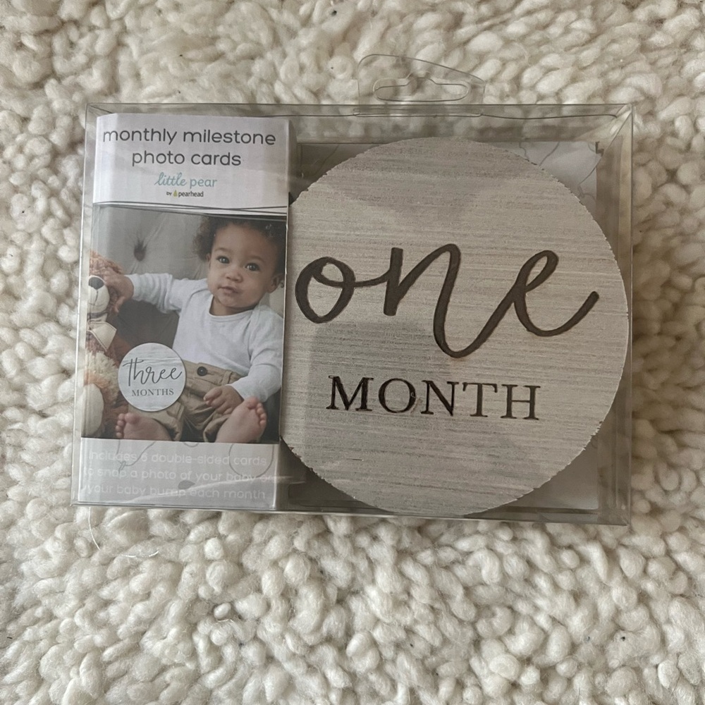 Baby Monthly Milestone Photo Cards